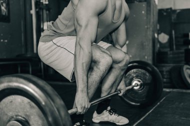 Halter eğitim erkek atlet