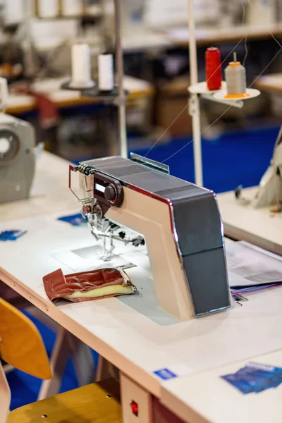 Close Sewing Machine Factory — Stock Photo, Image