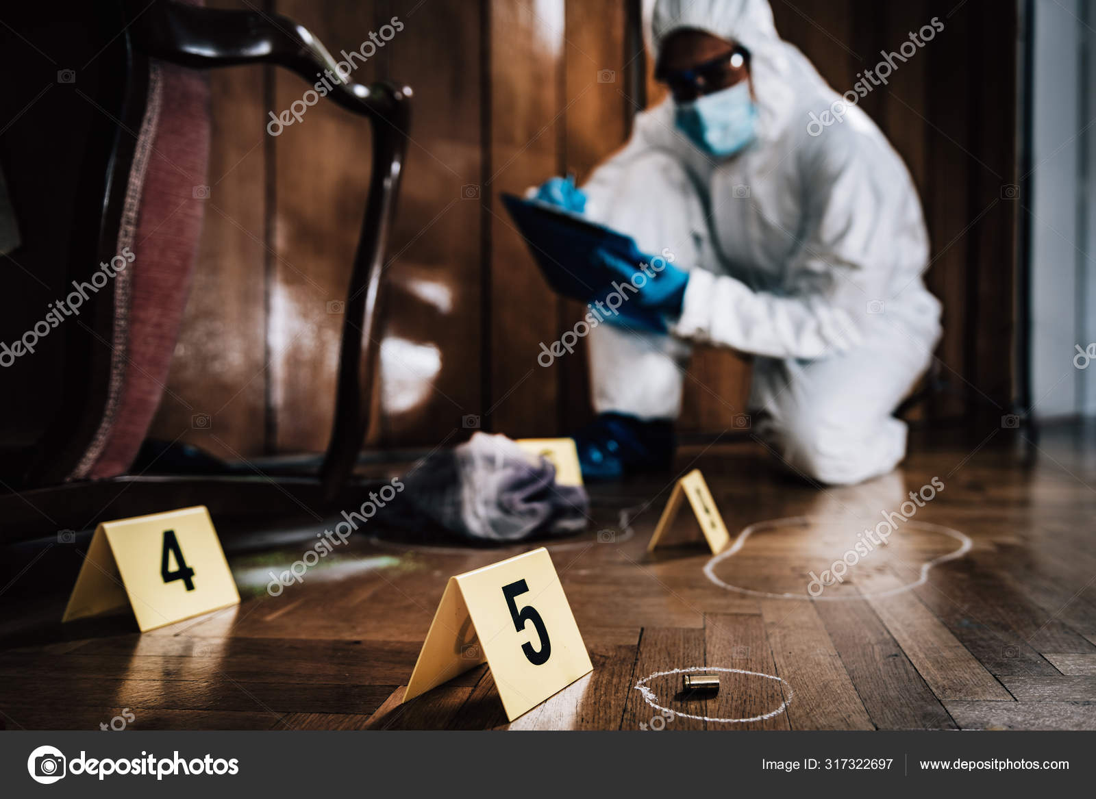 Forensic Investigator Collecting Crime Scene Evidence Stock Photo by Forensic Investigator Collecting Crime Scene Evidence Stock Photo by