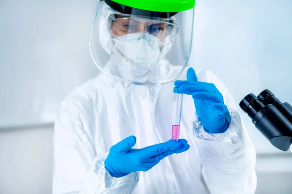 Corona Vírus Elleni Védőoltás Kutatása Fejlesztése — Stock Fotó
