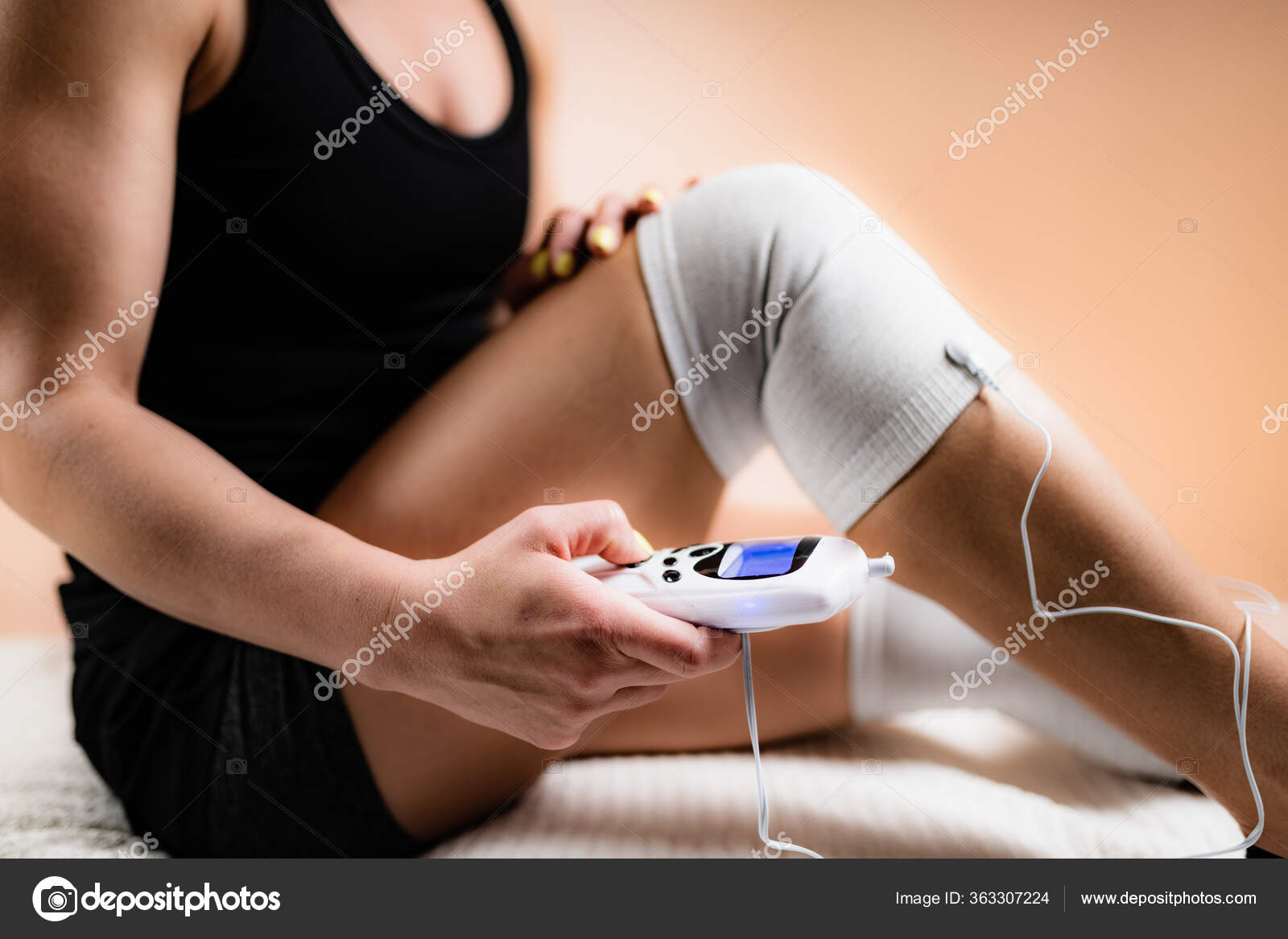 knee-physical-therapy-tens-electrode-brace-pads-transcutaneous