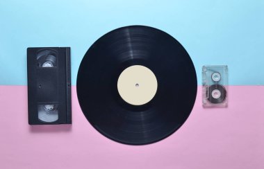 video, ses kaseti, vinil plaka