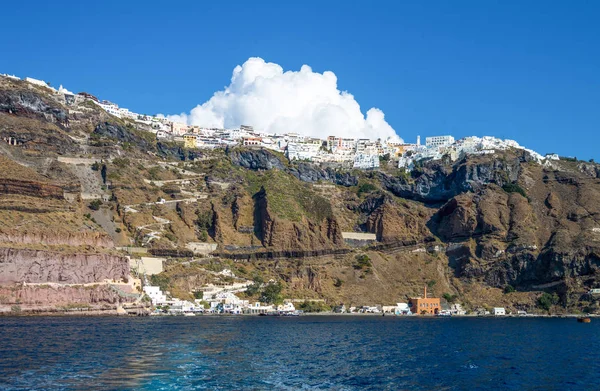 Förlägger av Santorini — Stockfoto