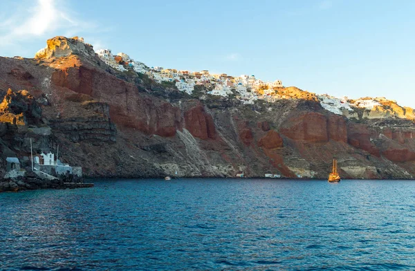 Förlägger av Santorini — Stockfoto
