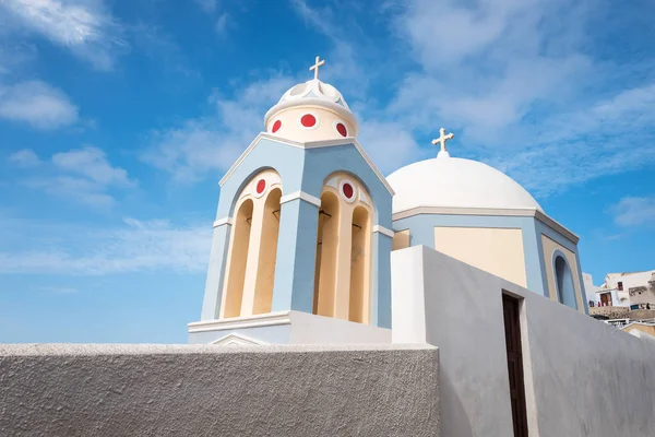 Förlägger av ön Santorini — Stockfoto