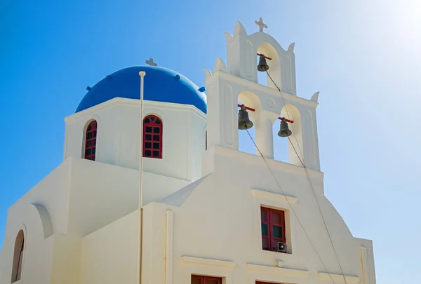 Förlägger av ön Santorini — Stockfoto