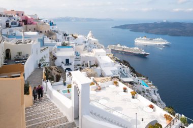 Santorini Adası yerlerin
