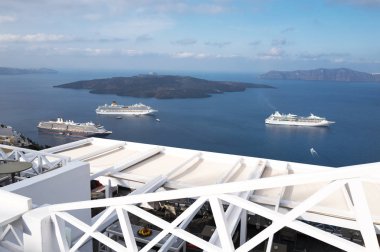 Santorini Adası yerlerin