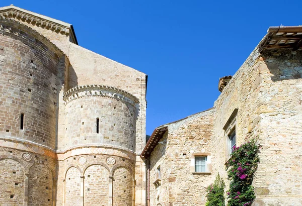 Benediktinské opatství Abruzzo — Stock fotografie