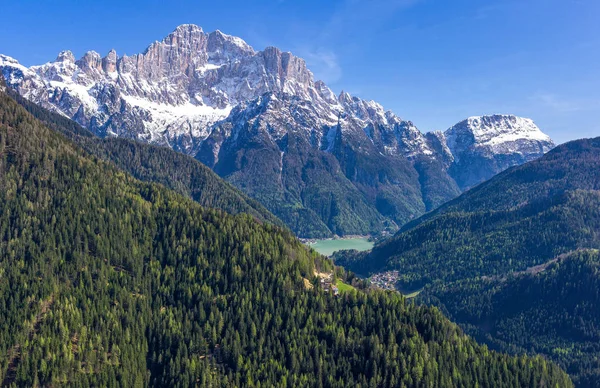 As paisagens pitorescas da área das Dolomitas — Fotografia de Stock