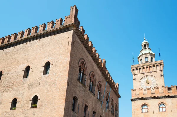 Bologna una città dal colore rosso — Foto Stock