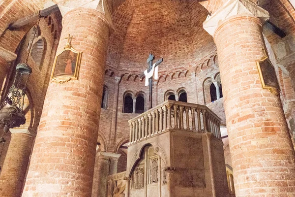 Bologna een plaats (city) in de rode kleur — Stockfoto