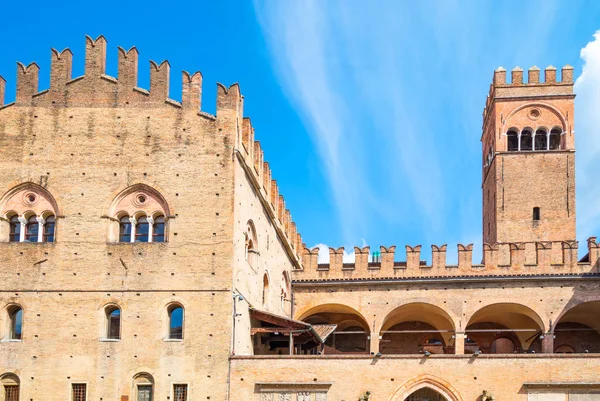 Bologna una città dal colore rosso — Foto Stock