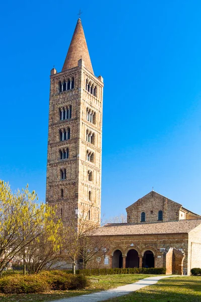 De abdij Pomposa van Codigoro — Stockfoto