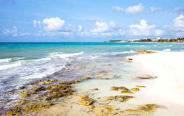 Instalações turísticas e natureza da Playa Del Carmen — Fotografia de Stock