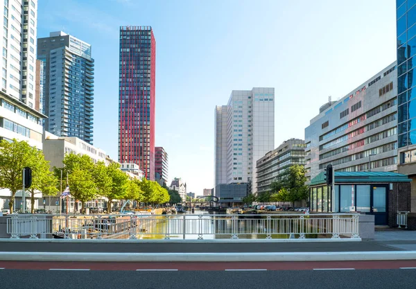 De arkitekturer och landskap av Rotterdam — Stockfoto