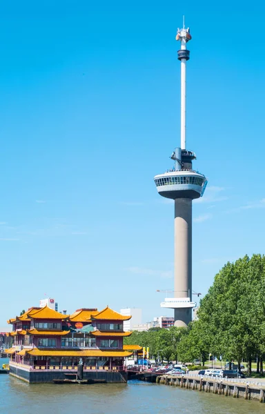 Az architektúra és a táj Rotterdam — Stock Fotó