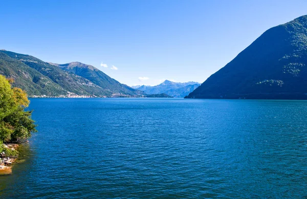 Architektury a krajiny jezera Como — Stock fotografie