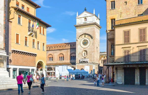 Zabytków i atrakcji w mieście Mantova — Zdjęcie stockowe
