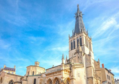 Lyon eski şehir Arhitectures 