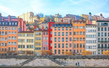 Lyon eski şehir Arhitectures 