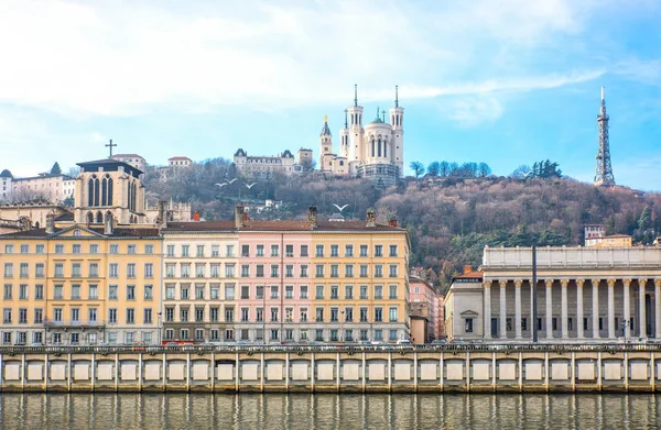 Arhitectures na cidade velha de Lyon — Fotografia de Stock