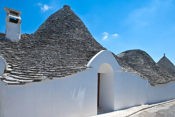 O trulli de Alberobello — Fotografia de Stock