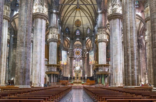 El interior de la Catedral del Duomo — Foto de Stock