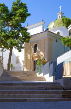 Deniz manzara ve Gargano renkleri