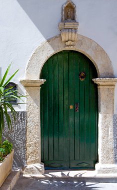 Deniz manzara ve Gargano renkleri