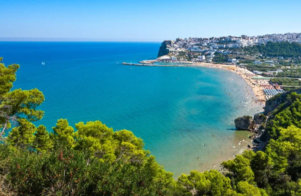 As paisagens marinhas e as cores do Gargano — Fotografia de Stock