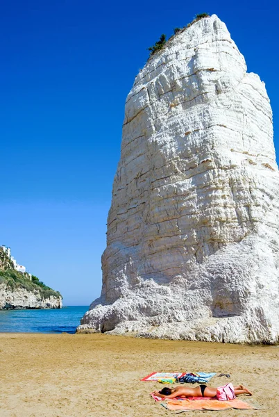 The marine landscapes and the colors of the Gargano — Stock Photo, Image