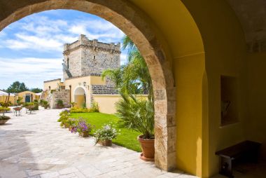 Puglia antik kırsal çiftlikleri