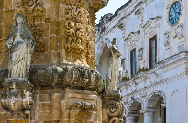 As arquiteturas barrocas na cidade de Nardo — Fotografia de Stock