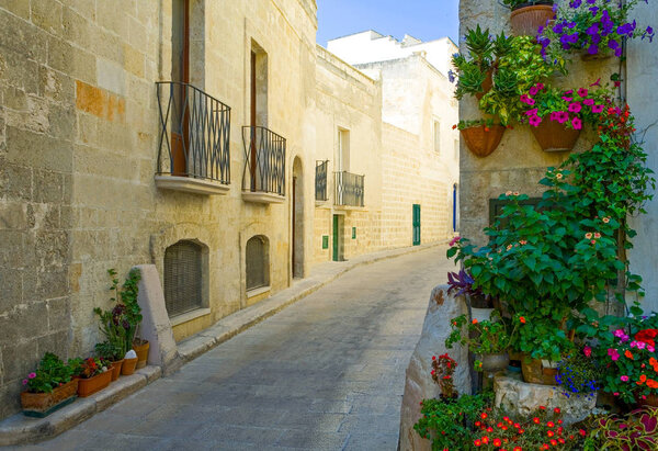 Monopoli, Italy, the traditional architectures of the old town