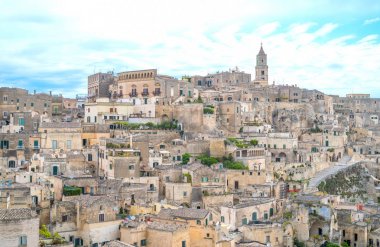 Matera, rhe Sassi, tarih öncesi ilkel insan yerleşim kasabası