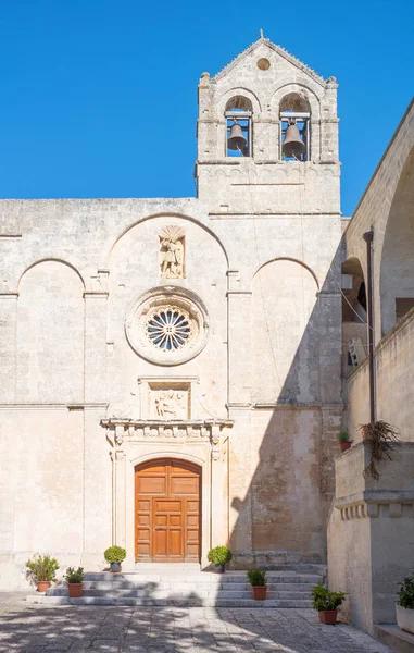 Matera, la ville de rhe Sassi, village troglodyte préhistorique — Photo