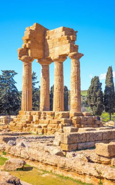 Sanat ve Agrigento eyaletinde doğa güzelliği 