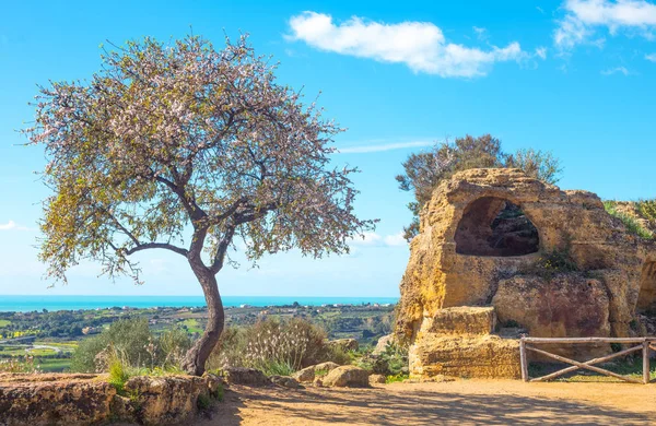 A beleza da arte e da natureza da província de Agrigento — Fotografia de Stock