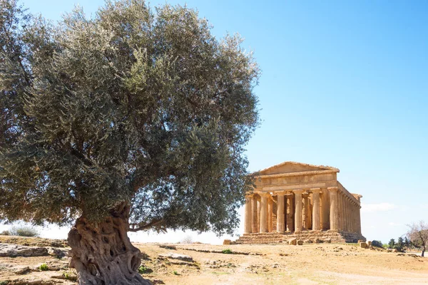 A beleza da arte e da natureza da província de Agrigento — Fotografia de Stock