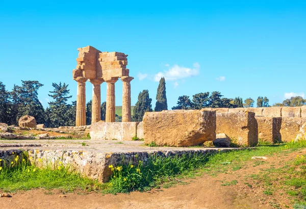 A beleza da arte e da natureza da província de Agrigento — Fotografia de Stock