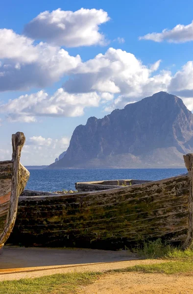 Escenas marinas en la bahía de Trapani, Sicilia — Foto de Stock