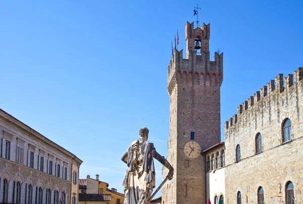 Architektura i sztuka miasta Arezzo — Zdjęcie stockowe