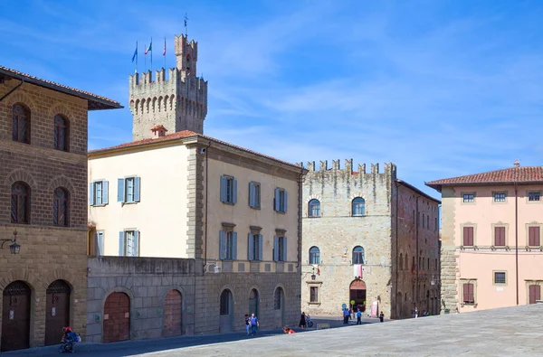 L'architettura e l'arte della città di Arezzo — Foto Stock