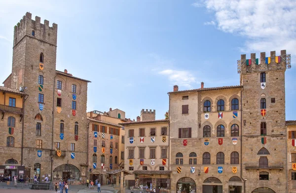 L'architecture et l'art de la ville d'Arezzo — Photo