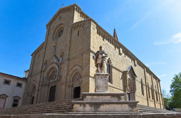De architectuur en de kunst van de stad Arezzo — Stockfoto