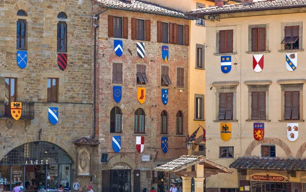 Architektura a umění města Arezzo — Stock fotografie