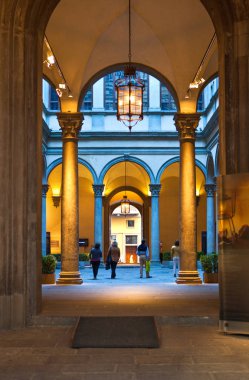 Manzaralar, mimarileri ve Floransa şehir sanat