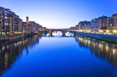 Manzaralar, mimarileri ve Floransa şehir sanat