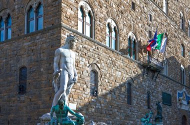 Manzaralar, mimarileri ve Floransa şehir sanat